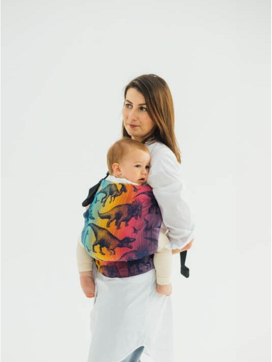 LennyHip (1/2 of LennyTwin), Standard, jacquard, 100% kokvilna - JURASSIC PARK - NEW ERA