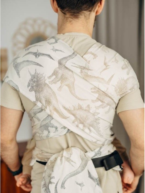 LennyHybrid, Standard, jacquard, 100% kokvilna - JURASSIC PARK - ICE DESERT