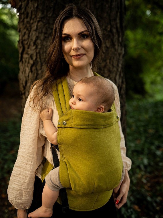 QUSY CARRIER, LINEN OLIVE (Linen)