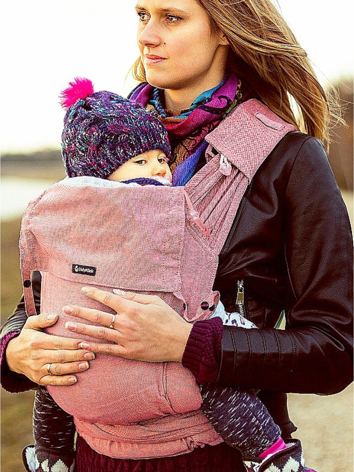 DidyKlick 4u – ergonomisks bērnu slings ar regulējamu jostu