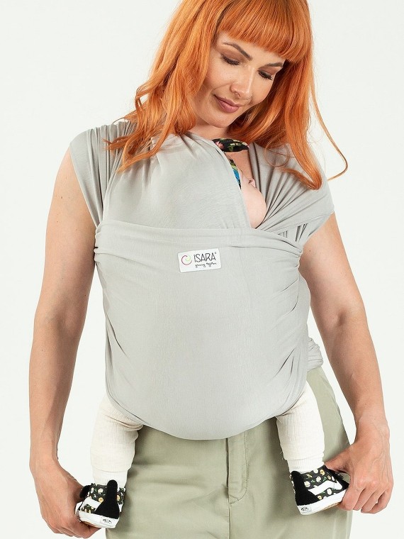 ISARA Stretchy Wrap – Maigs, elpojošs mazuļa slings | Bambuss un ekoloģija