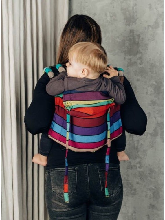 Lenny Buckle Onbuhimo, Toddler, broken-twill, (100% kokvilna) - CAROUSEL OF COLORS