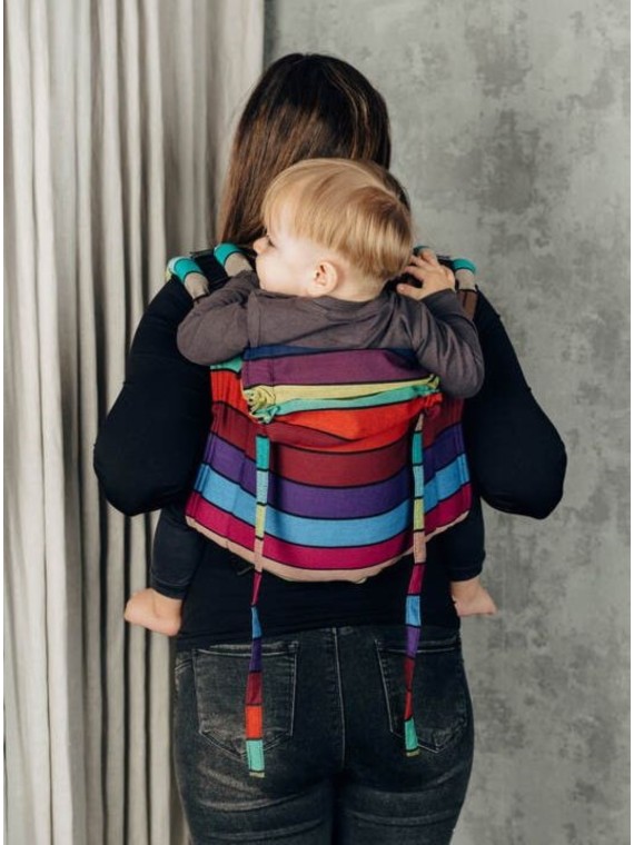 Lenny Buckle Onbuhimo, standard, broken-twill, (100% kokvilna) - CAROUSEL OF COLORS