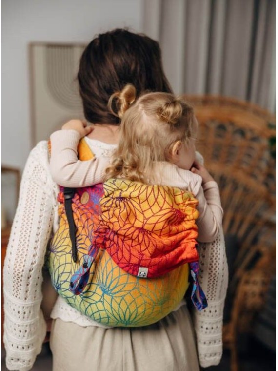 Lenny Buckle Onbuhimo, preschool, jacquard, (100% kokvilna) - RAINBOW LOTUS