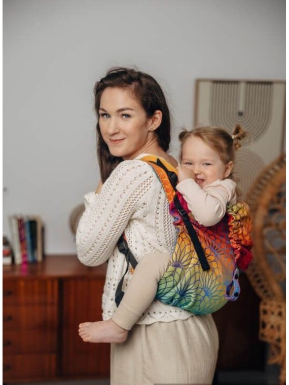 Lenny Buckle Onbuhimo, preschool, jacquard, (100% kokvilna) - RAINBOW LOTUS