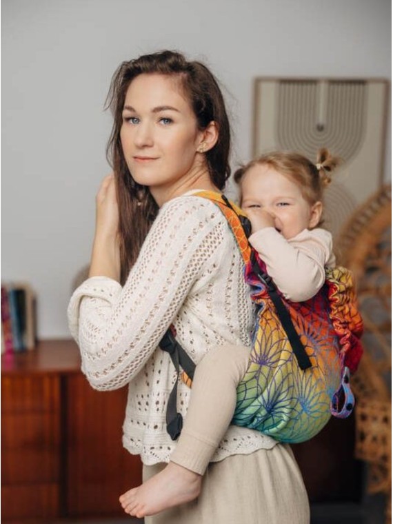 Lenny Buckle Onbuhimo, preschool, jacquard, (100% kokvilna) - RAINBOW LOTUS