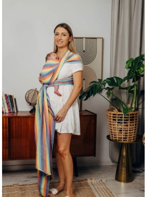 Baby Wrap, mazuļiem ar mazu dzimšanas svaru, broken twill (100% kokvilna) - LUNA