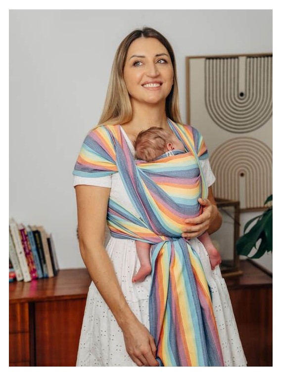 Baby Wrap, mazuļiem ar mazu dzimšanas svaru, broken twill (100% kokvilna) - LUNA