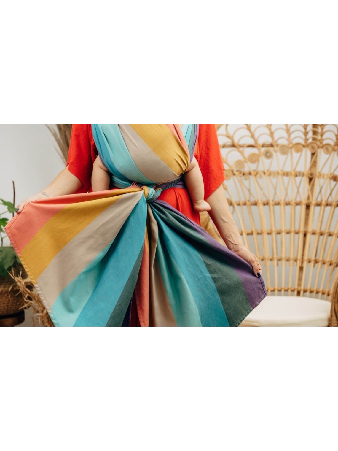 LennyLamb baby wrap – ergonomic and soft from birth to preschool