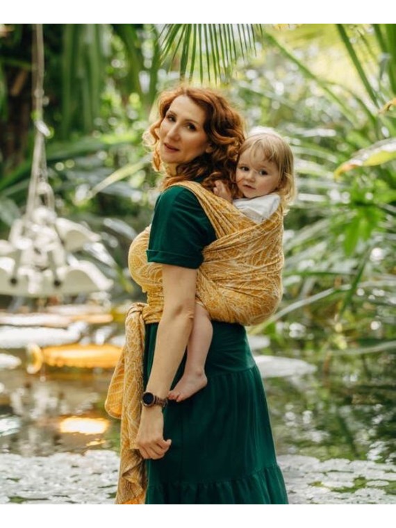 LennyLamb baby wrap – ergonomic and soft from birth to preschool