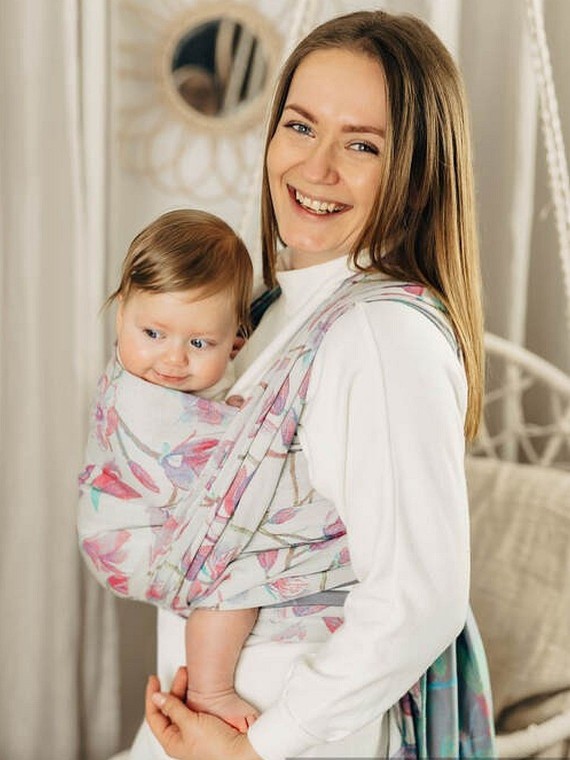 LennyLamb baby wrap – ergonomic and soft from birth to preschool