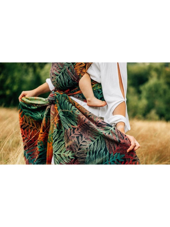Baby Wrap, jacquard, (100% kokvilna) - RAINFOREST - DIVERSE