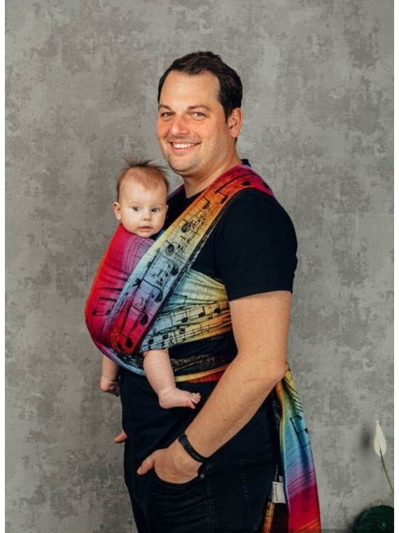 LennyLamb baby wrap – ergonomic and soft from birth to preschool