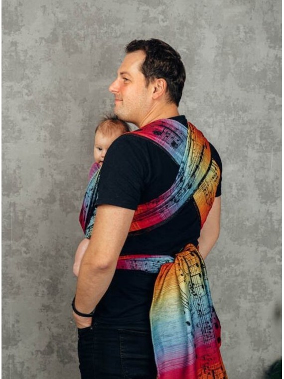 LennyLamb baby wrap – ergonomic and soft from birth to preschool