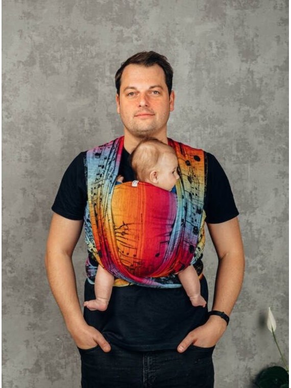 LennyLamb baby wrap – ergonomic and soft from birth to preschool