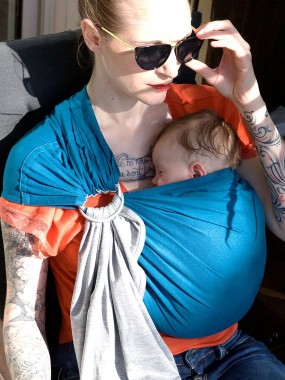 LOVE RADIUS No Knot Little Wrap, Chine/Blue LOVE RADIUS No Knot Little Wrap, Chine/Blue