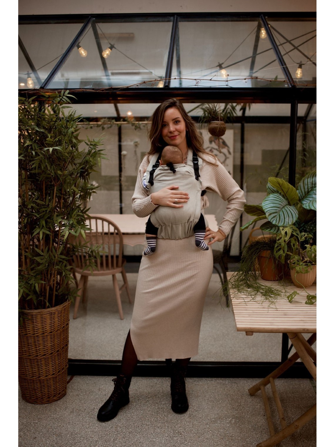 Pure Baby Love Cross & Go – vienkāršs un ērts bērnu slings