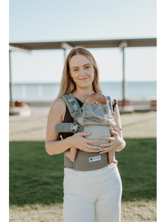 Quokkababy E-Carrier ergonomic baby carrier – maximum adaptability from day one