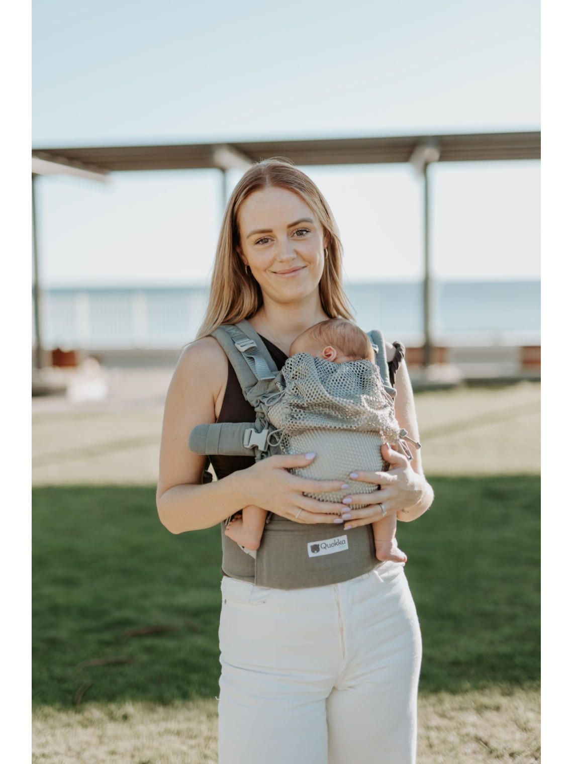 Quokkababy E-Carrier ergonomisks mazuļu un bērnu pārnēsāšanas soma – maksimāla pielāgošanās no pirmās dienas
