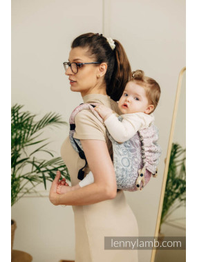 Lenny Buckle Onbuhimo PRO, Toddler, jacquard, (100% cotton) - WILD WINE - VINEYARD