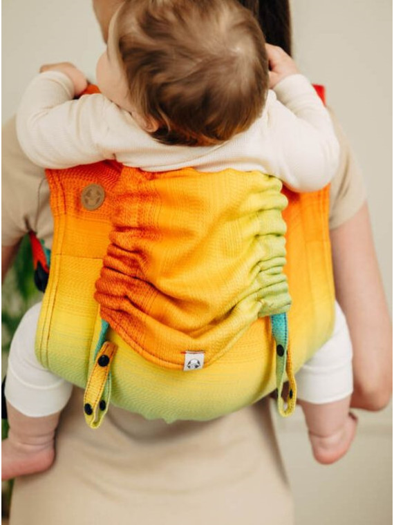 Lenny Buckle Onbuhimo PRO, Toddler, jacquard, (100% cotton) - RAINBOW BABY