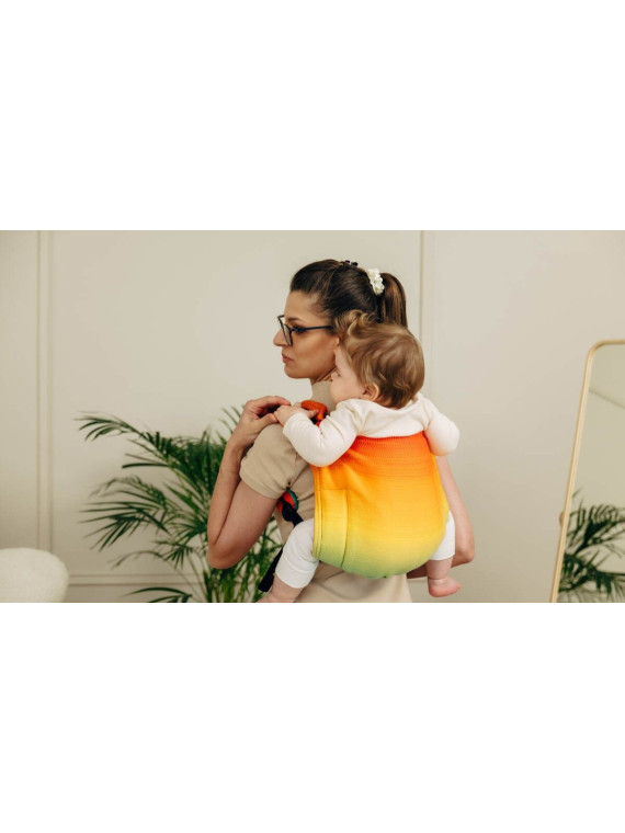 Lenny Buckle Onbuhimo PRO, Toddler, jacquard, (100% cotton) - RAINBOW BABY