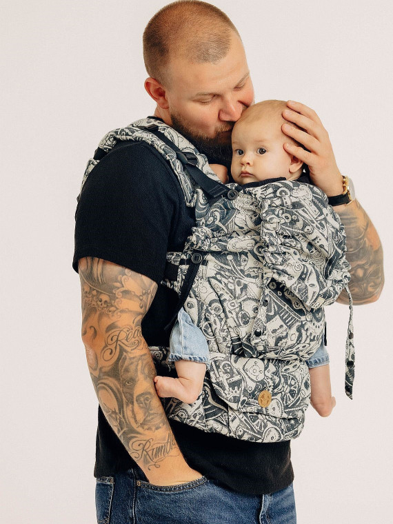 LennyUpGrade – adjustable ergonomic baby carrier from 3.5 to 20 kg