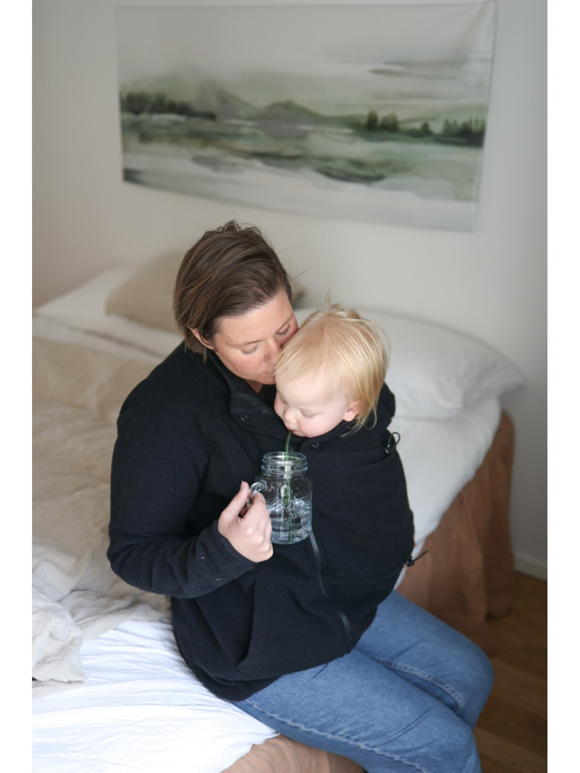 Džemperis Mamalila Fleece Basel, Black