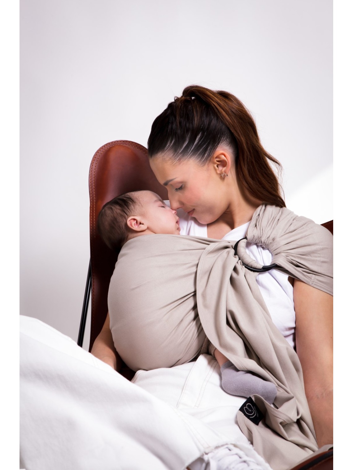 LOVE RADIUS No Knot Woven Wrap, White Gold