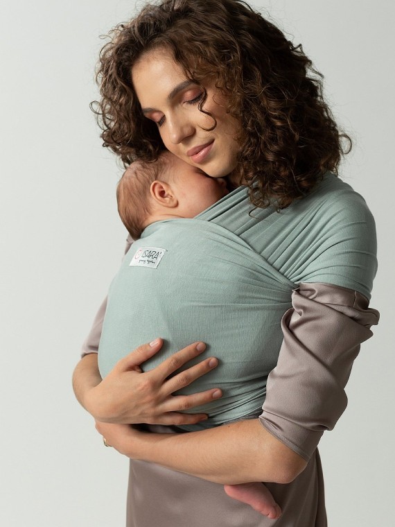 ISARA Stretchy Wrap – Maigs, elpojošs mazuļa slings | Bambuss un ekoloģija