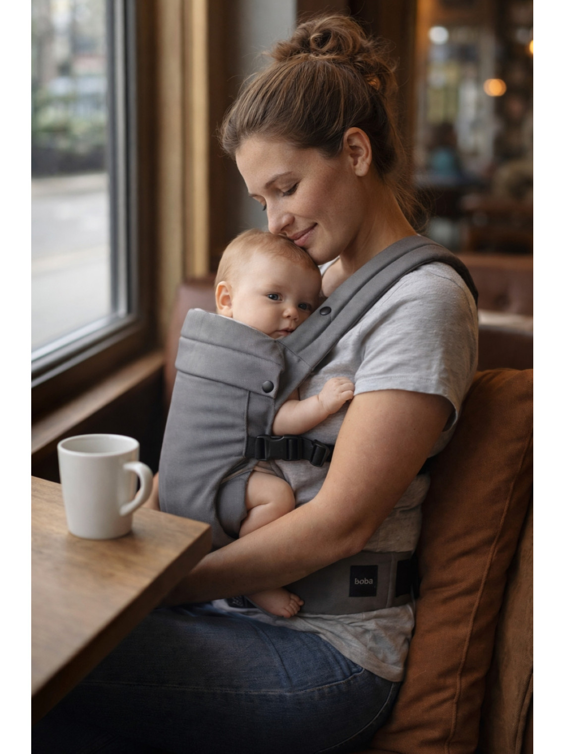 Boba Auri – regulējama nešanas soma jaundzimušajam