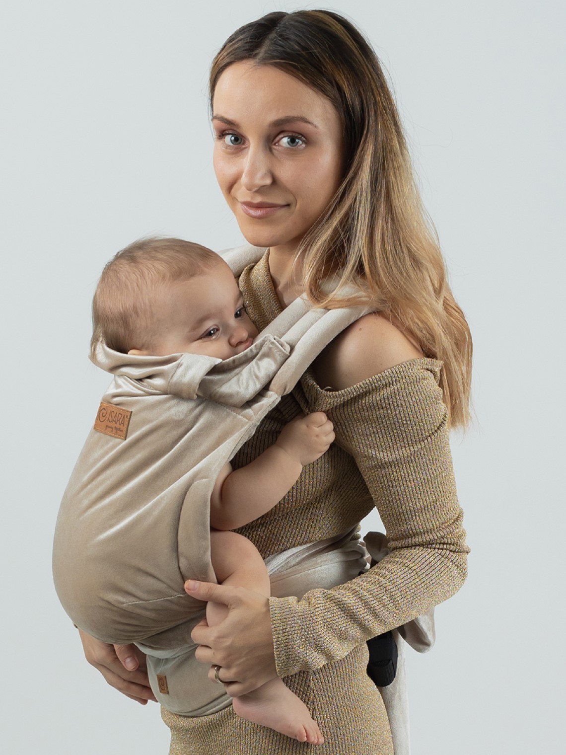 ISARA Quick Half Buckle – sasaistāma ergosoma ar sprādzi ērtai bērna nēsāšanai