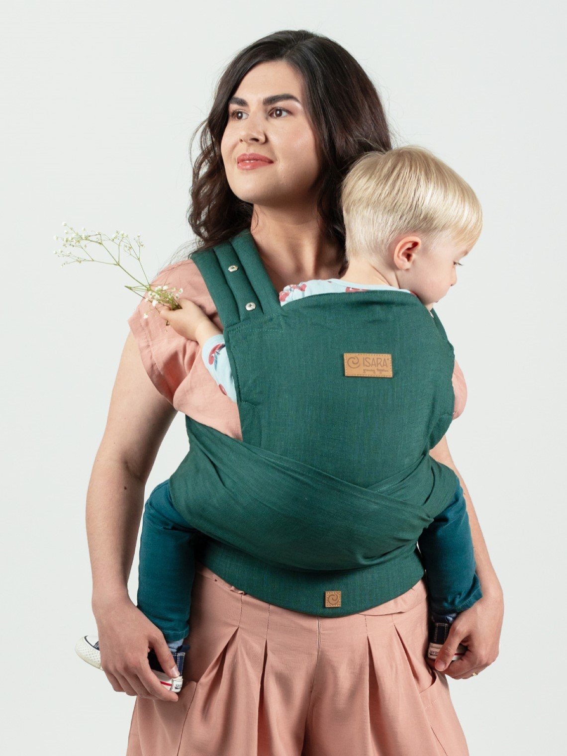 ISARA Quick Half Buckle – sasaistāma ergosoma ar sprādzi ērtai bērna nēsāšanai