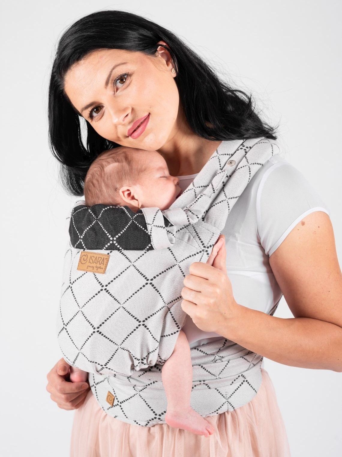 ISARA Quick Half Buckle – sasaistāma ergosoma ar sprādzi ērtai bērna nēsāšanai