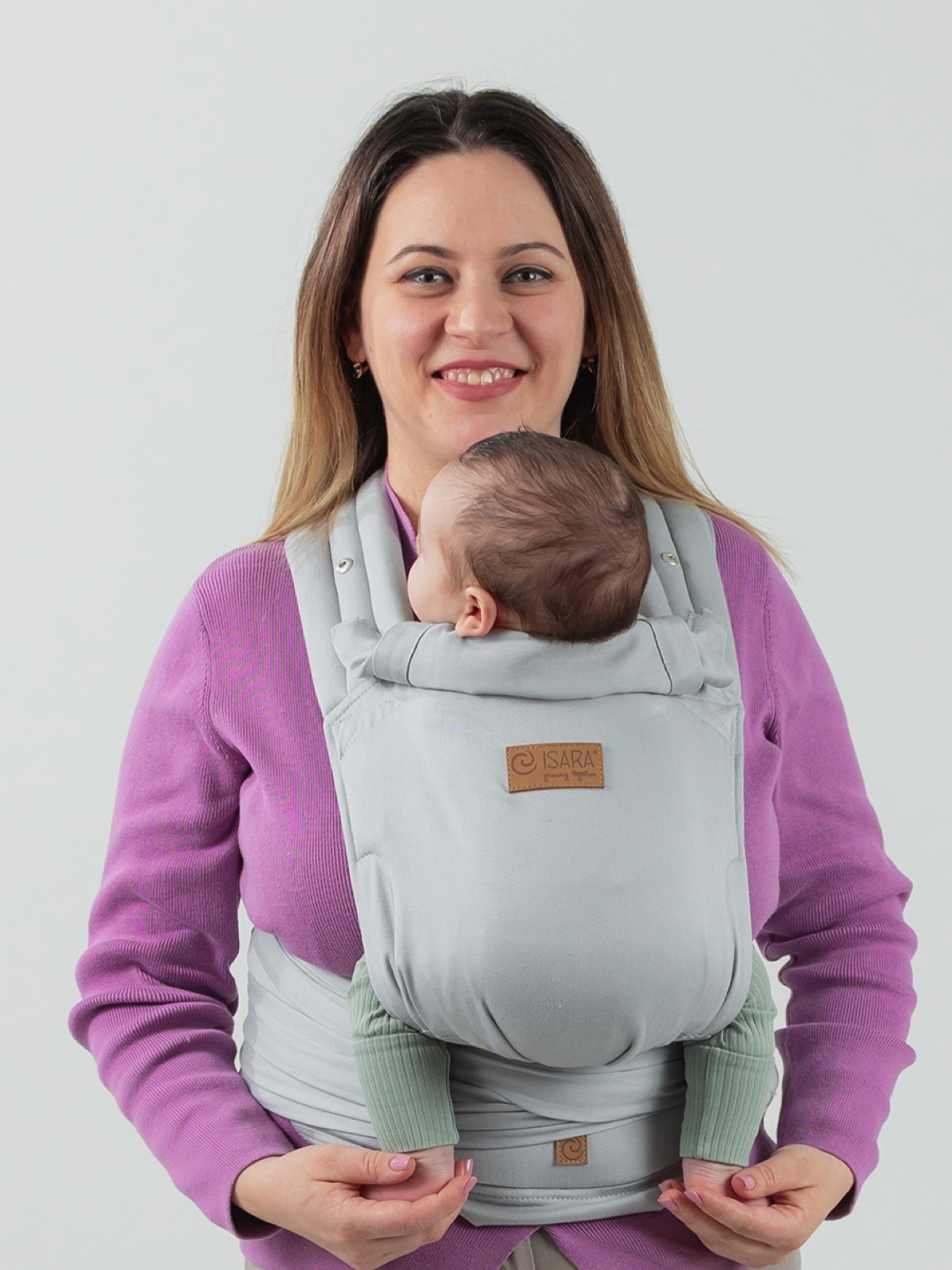 ISARA Quick Half Buckle – sasaistāma ergosoma ar sprādzi ērtai bērna nēsāšanai