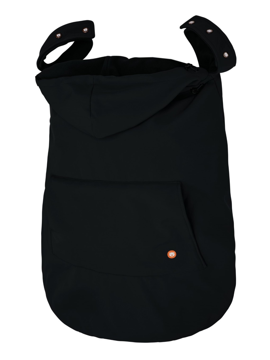 Wombat bērnu pārnēsāšanas Shell Cover, Black